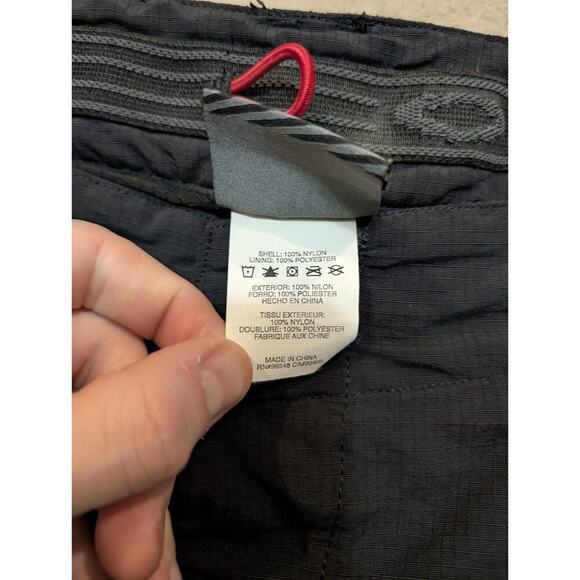 VTG Oakley Software Shorts Mens XXL Technical Multi Pocket Black Black Padded - Picture 5 of 8